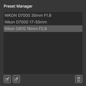 Preset Manager